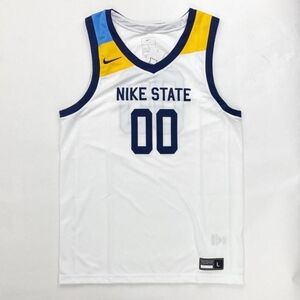 Nike State White Basketball Jersey